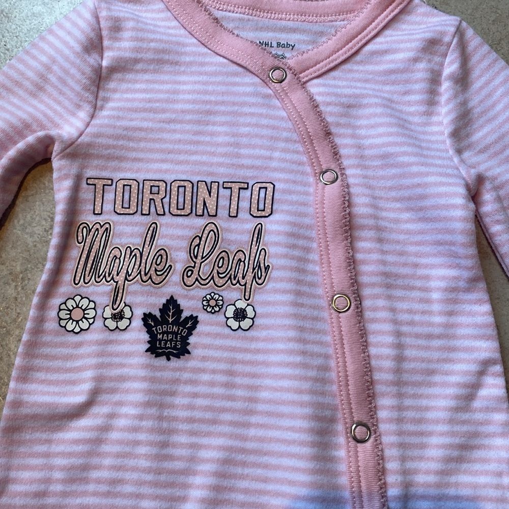 Baby girl sleep sack, NHL Toronto Maple Leafs